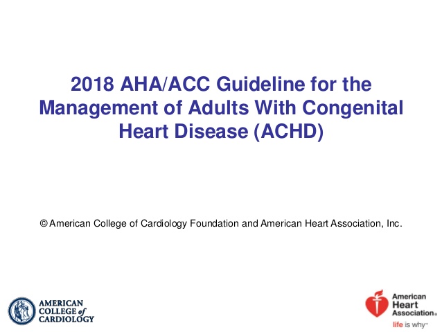 Updated Guidelines for Managing Adults with Congenital Heart Disease
